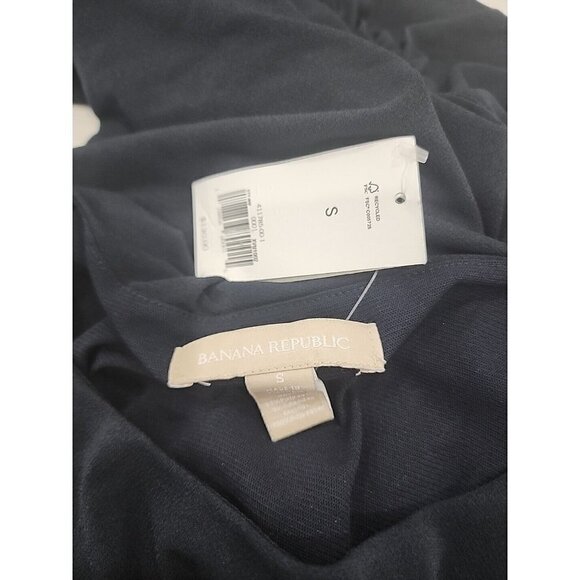 Banana Republic Dress Sheath Navy Slimming Stretch Sleeveless Women's Small - Picture 6 of 8